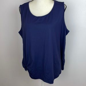 SHEIN Women’s Blouse Size 2XL Color Navy Blue